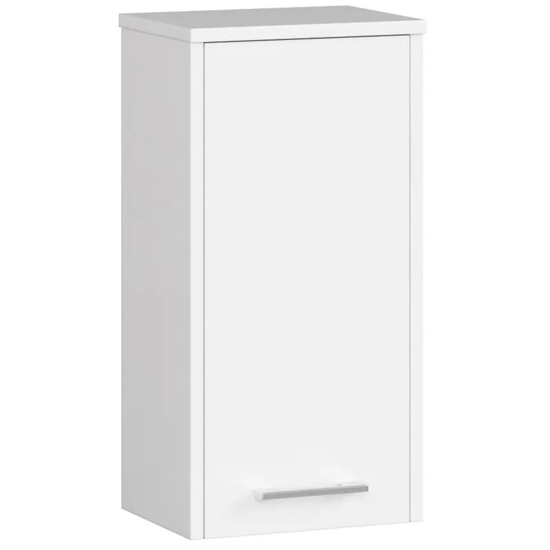 Dulap baie suspendat pal usa raft interior, 30x22x60 cm, design minimalist, alb