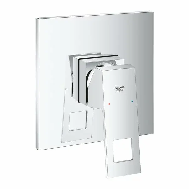Unitate comanda Grohe 24061000, Eurocube, tip comanda monocomanda, tip incastrare aparent, necesita kit instalare, crom