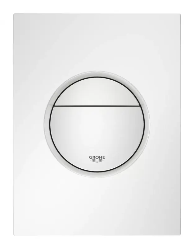 Clapeta WC Grohe 37601SH0, Nova Cosmo S, dubla, verticala, 172 x 130 mm, ABS, alb