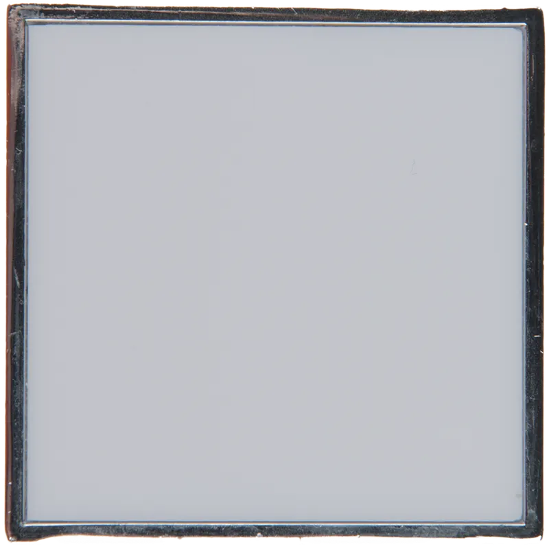 Buton cu insertie Arma BR 172, metal, 25 x 32 mm, crom - alb