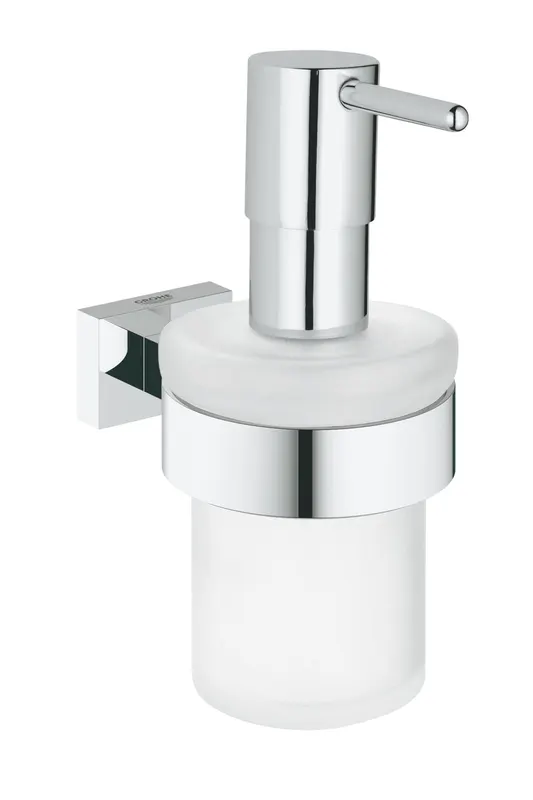 Dozator sapun Grohe 40756001, 157 mm, 74 mm, 1 orificii instalare, 150 volum ml, pe perete, Transparent