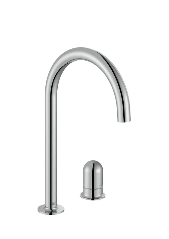 Baterie lavoar Roca A5A3W3FC00, 28 mm, 5 l min, 0.5 bar, 35 mm, 287 mm, 162 mm, 460 mm, 2 orificii instalare, Crom