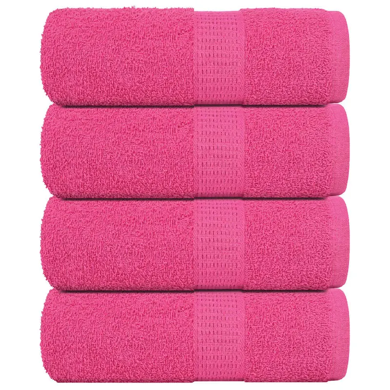 Prosoape de oaspeti, frogn, 4 buc., roz, 30x50 cm, 360 g/m2