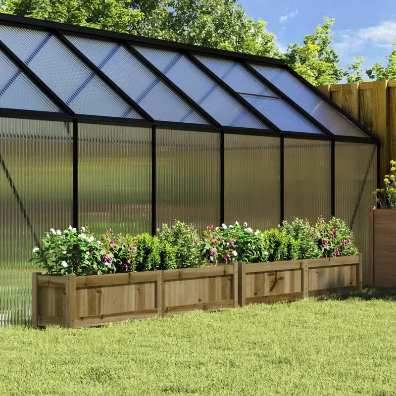 jardiniere de gradina , 2 buc., lemn de pin impregnat
