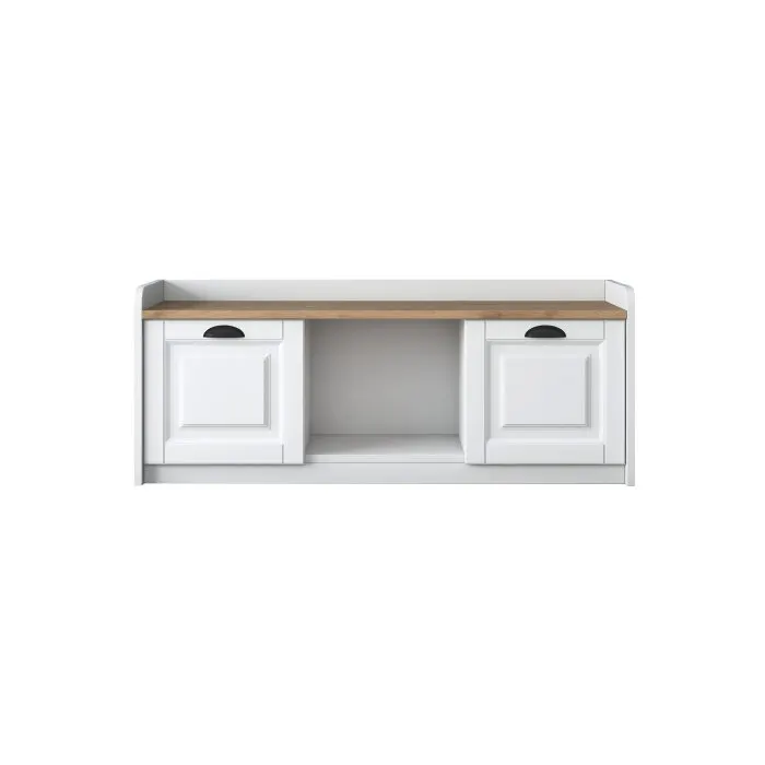 Pantofar P2, alb + nuc, 120x40x45 cm