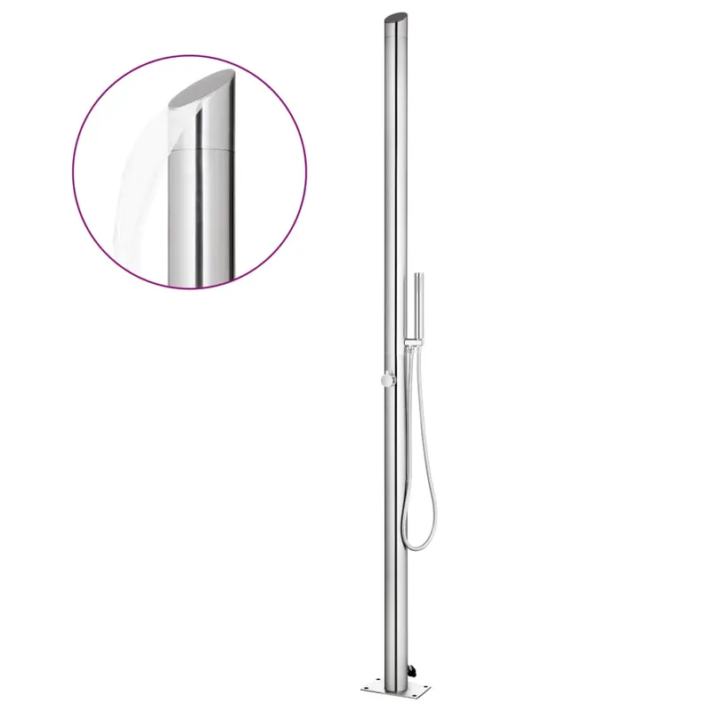 dus pentru gradina, 220 cm, otel inoxidabil