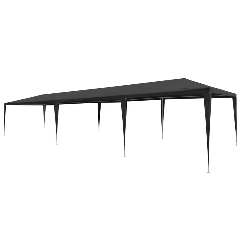 cort de petrecere, antracit, 3 x 9 m, pe