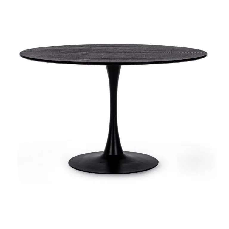 Masă BLOOM BLACK Ø120 CM - Negru / Ø120cm