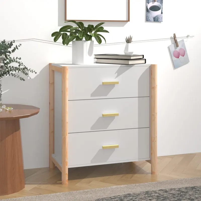 servanta, alb, 62x38x70cm, lemn prelucrat