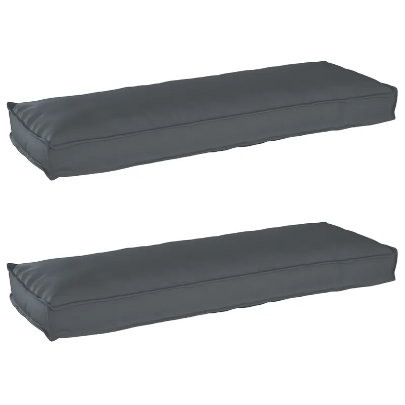 perne pentru palet pentru banca 2 buc antracit 120x40x8 cm material oxford