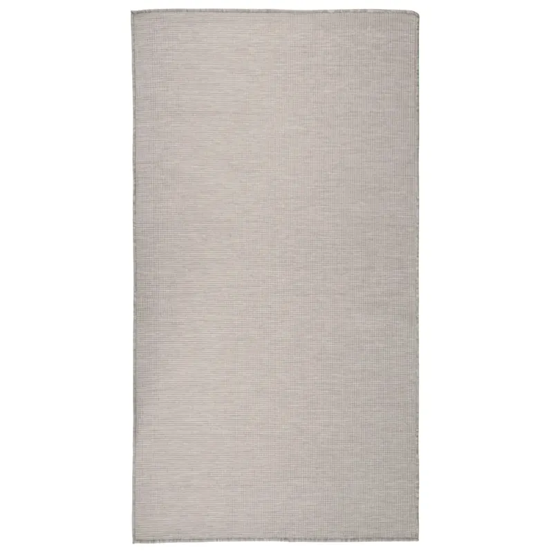 covor de exterior, gri taupe, 80x150 cm, tesatura plata
