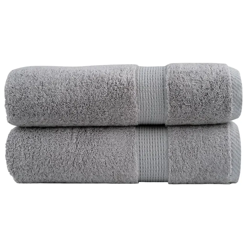 Prosoape de dus premium solund 2 buc gri 70x140cm 600 gsm