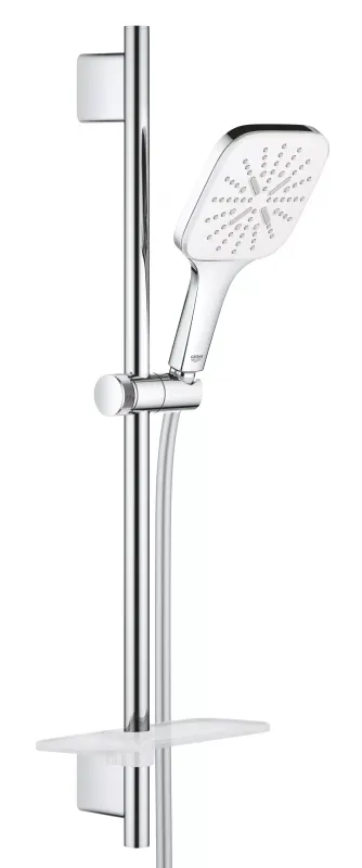 Coloana de dus Grohe 26584LS0, SmartActive Cube, 1 2 , universala, 3 functii, 600 mm, crom