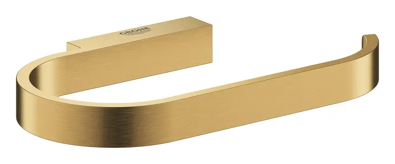 Suport hartie igienica Grohe 41068GN0, Selection, pe perete, metal, mat, auriu