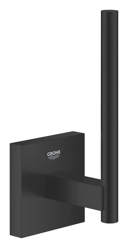 Suport hartie Grohe 409792430, tip instalare pe perete, numar orificii instalare 2, elemente fixare ascunse, negru