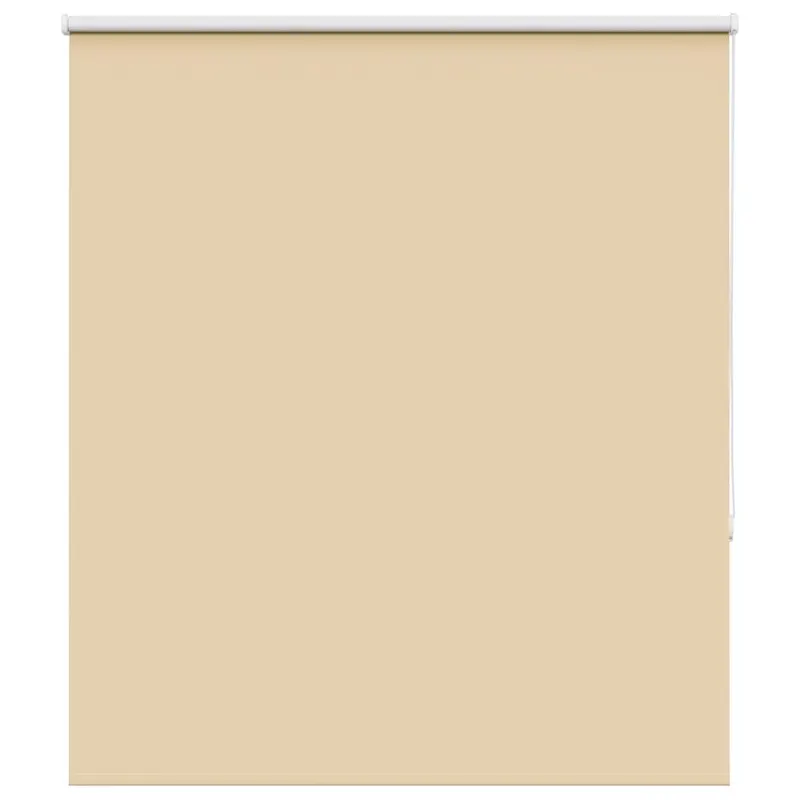 jaluza cu role opace bej 120x130 cm latime material 116,6 cm