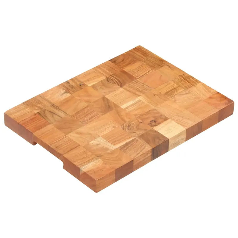 placa de tocat, 40 x 30 x 3,8 cm, lemn masiv de acacia