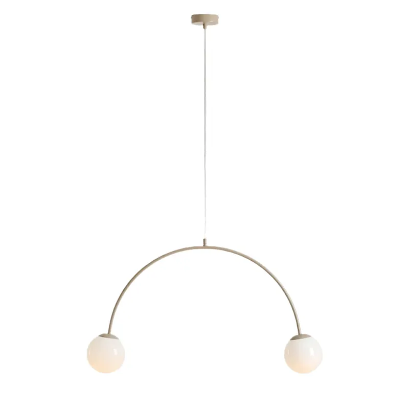 Lampa suspendata VARSTI DUO - Beige