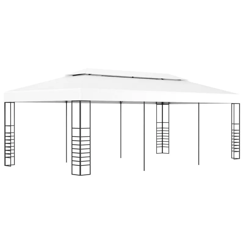 pavilion marchiza, alb, 6 x 3 m
