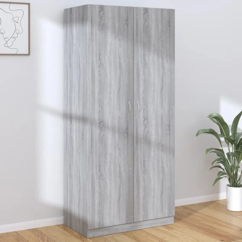 sifonier, gri sonoma, 90x52x200 cm, lemn prelucrat