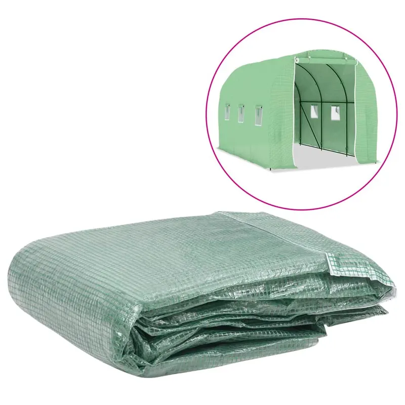 copertina rezerva pentru sera (6,86 m2), verde, 200x343x200 cm