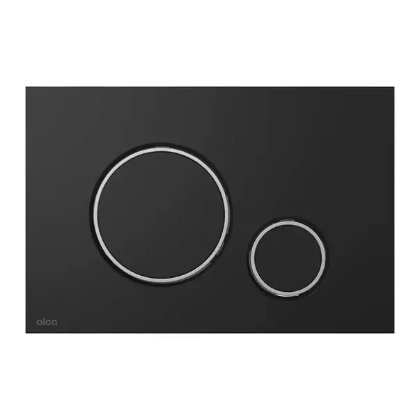 Clapeta de actionare Alca M778 negru mat - crom lucios