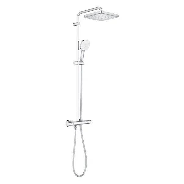 Sistem de dus Grohe 26689001, 250 mm, 1 bar, 110 mm, 1.75 m, 1132 mm, 412 mm, 1 functii palarie dus, Crom