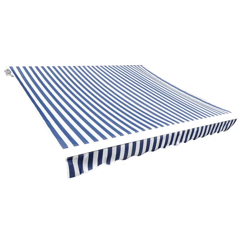 panza de rezerva copertina, albastru si alb, 300x250 cm, poliester