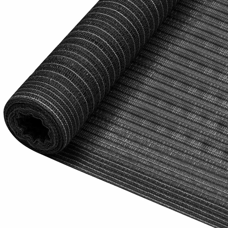 Plasa pentru intimitate, antracit, 2x25 m, hdpe, 75 g/m2