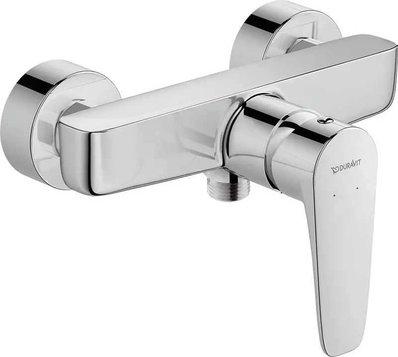 Baterie dus Duravit B14230000010, B.1, tip incastrare aparent, tip comanda monocomanda, numar orificii instalare 2, crom