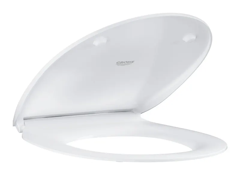Capac WC Grohe 39923000, Bau Ceramic, pentru wc, capac softclose, slim, eliberare rapida, suprafata antibacteriana, alb