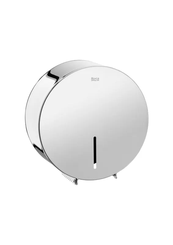 Dispenser hartie Roca A817406001, Dozator hartie igienica Pulic, design modern, fixare sigura, crom