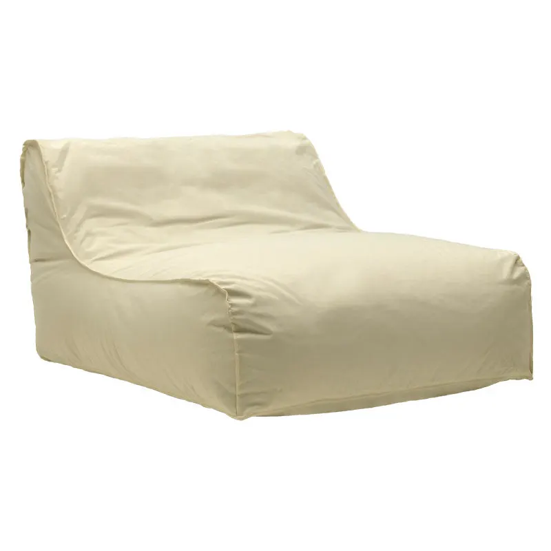 Puf Leandro impermeabil, 110x105x60 cm - Bej