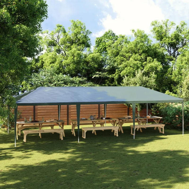 cort de petrecere profesional, verde, 4 x 9 m, 90 g/m2