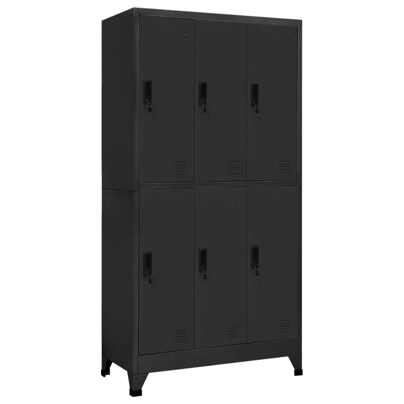 fiset, antracit, 90x45x180 cm, otel