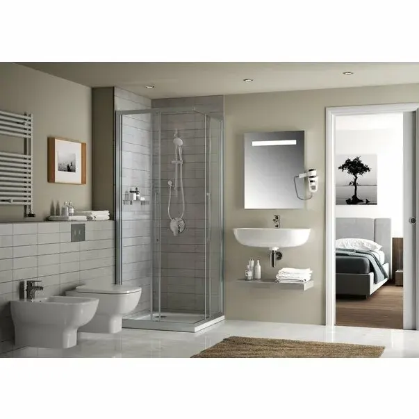 Oglinda cu iluminare si dezaburire Ideal Standard MirrorLight 80x70 cm