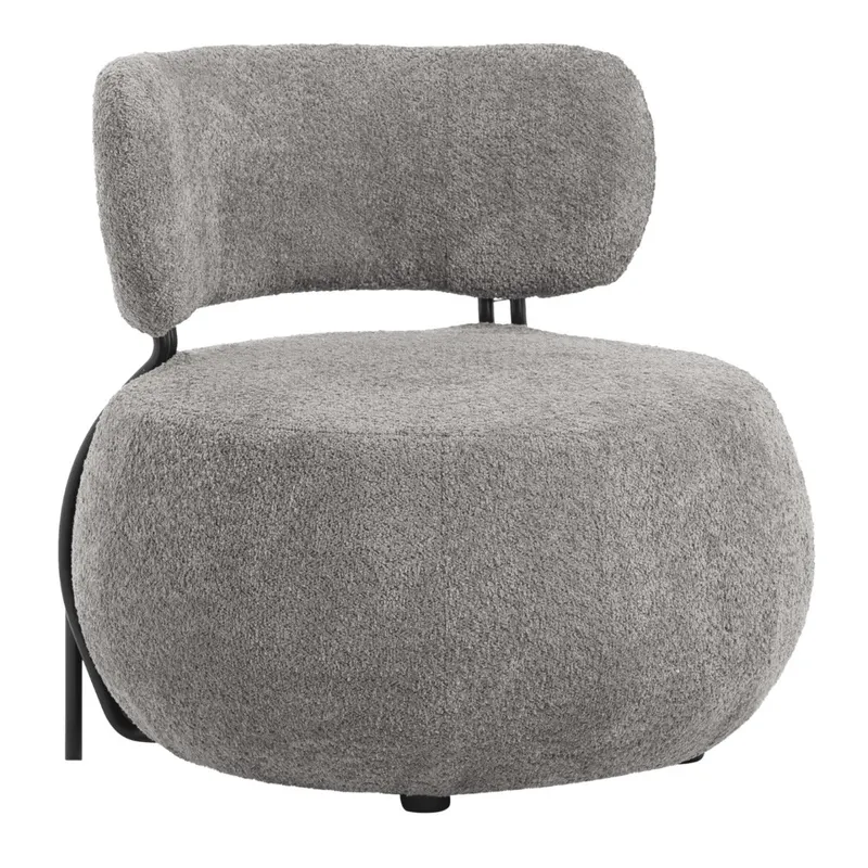 Fotoliu KREYSLER BOUCLE - Grey
