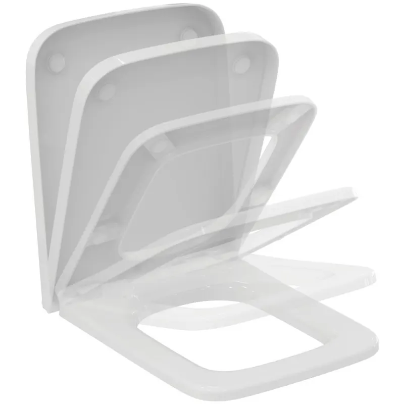 Capac wc soft close duroplast Ideal Standard Blend Cube alb lucios