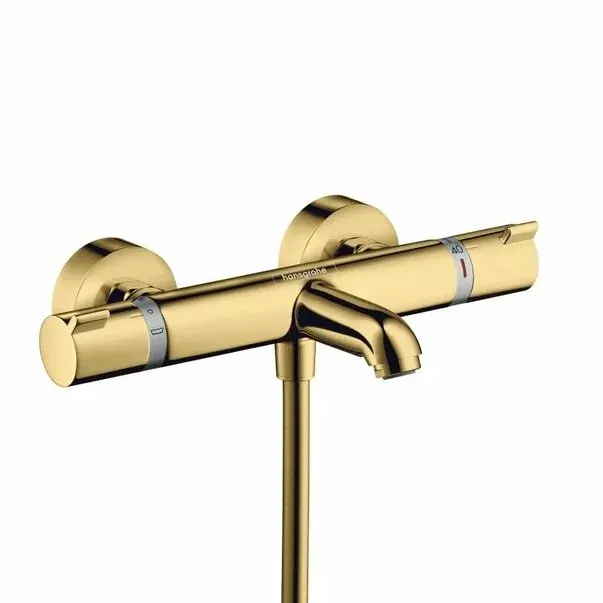 Baterie cada - dus termostatata Hansgrohe Ecostat Comfort auriu lucios