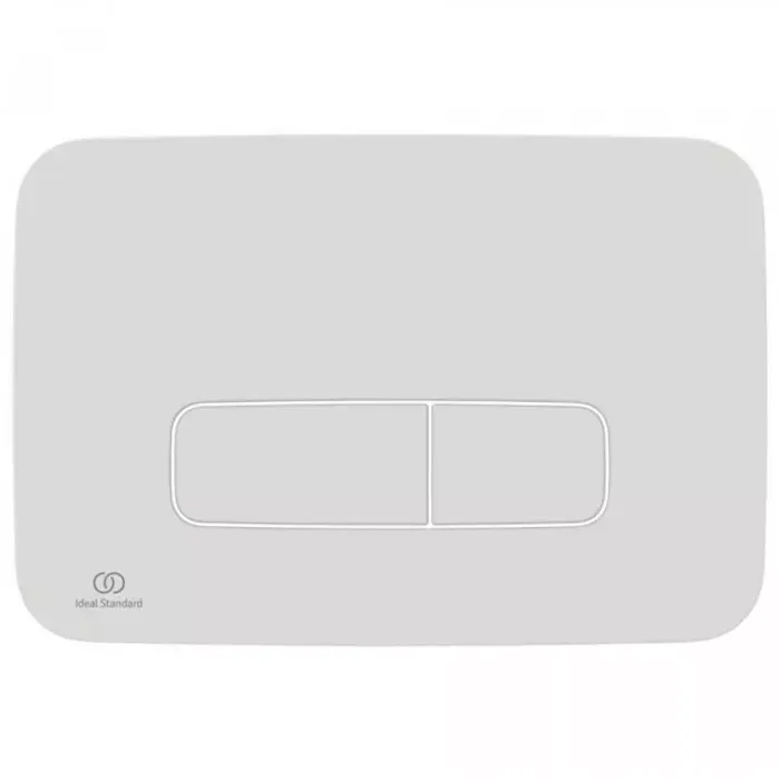 Clapeta WC Ideal Standard Oleas, dubla, 165 x 241 mm, orizontala, ABS, mat, alb, R0459AW
