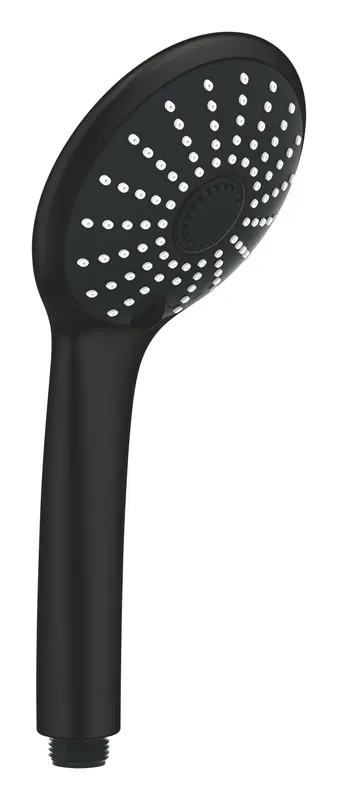 Para dus Grohe 273192430, 110 mm, 16.6 l min, 238 mm, 3 functii, 1 2 racord, sistem anticalcar, Negru