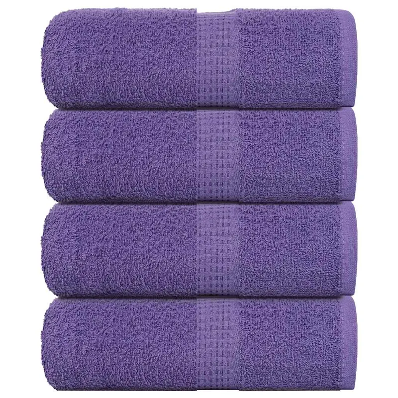 Prosoape de oaspeti, frogn, 4 buc., violet, 30x50 cm, 360 g/m2