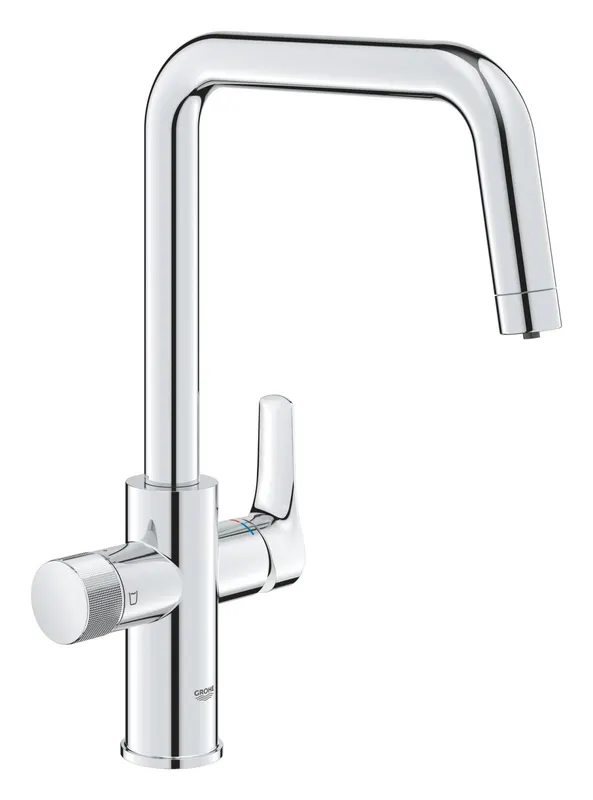 Baterie cu filtrare Grohe 30583000, bucatarie Blue Pure Eurosmart, tip comanda dubla comanda, marime inalta, crom