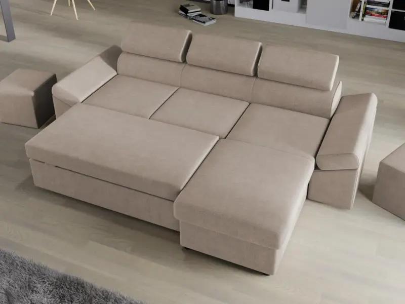 Coltar Extensibil Jamaica Crem — imaginea 3