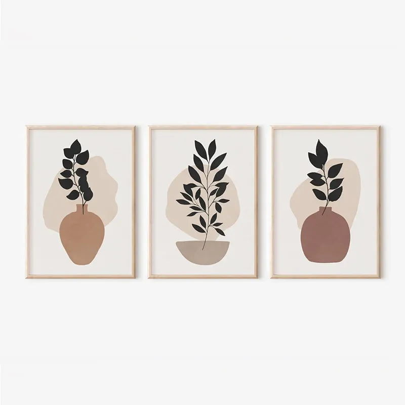 Tablou triptic Ferez, Multicolor, 33x48 cm - Multicolor