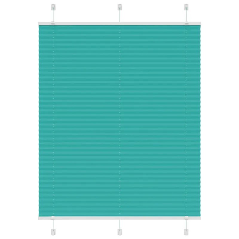 jaluza plisata verde petrol 105x150 cm latime tesatura 104,4 cm