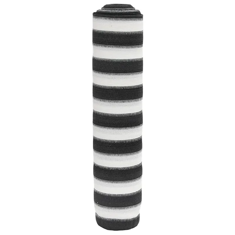 plasa protectie intimitate antracit/alb 1,8x10 m hdpe 150 g/m2