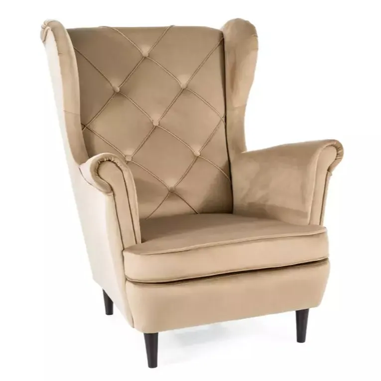 Fotoliu LADYBIRD VELVET - Beige