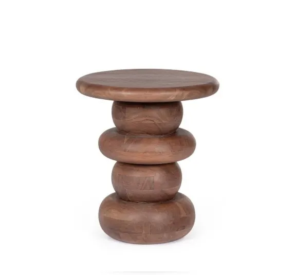 Masuta de cafea LOPEZ Ø40 x 45 CM - Maro