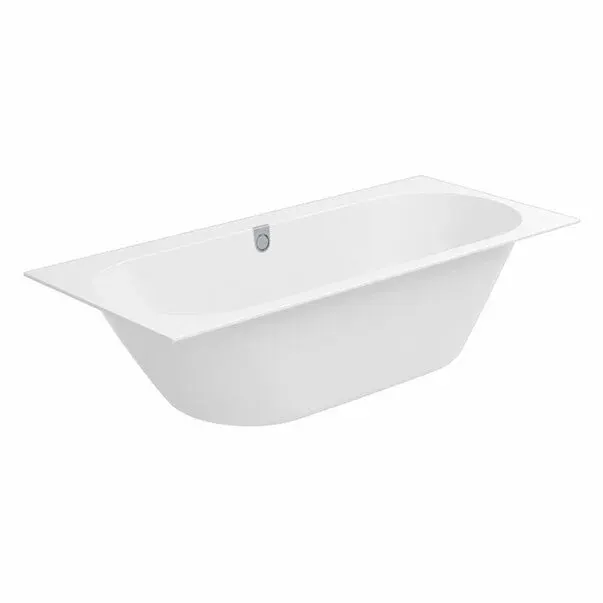 Cada dreptunghiulara compozit VilleroyBoch Oberon 2.0 180x80 cm Quaryl